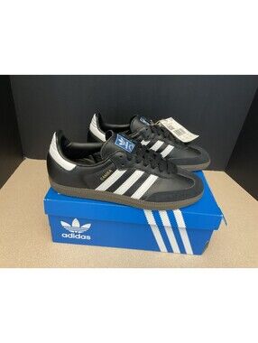 New! Adidas Originals Samba OG Black/White/Gum Shoes. Men’s 6.5. Women’s 7.5.